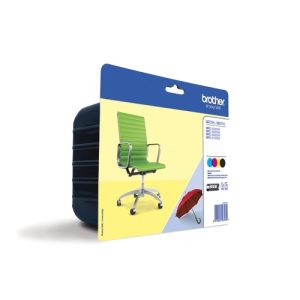 brother pack cartuchos de tinta negro/cian/magenta y amarillo súper larga duración 5620dw