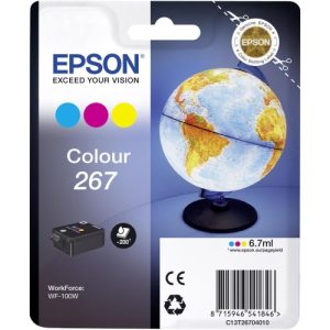 epson singlepack colour wf 100w 267 ink cartridge