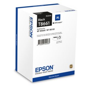 epson cartucho t8661 negro xl wf m5190dw/m5690dwf