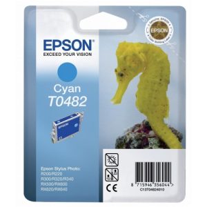 epson stylus photo r 200/220/300/320/340, rx 500/600/620/640 cartucho cian