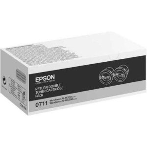 epson aculaser al m200dn/m200dw toner negro retornable (pack 2)
