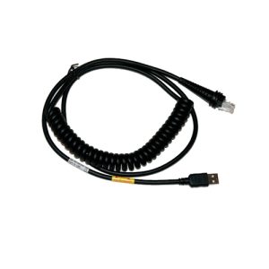 honeywell cable usb para lectores, rizado, negro, 3 metros.