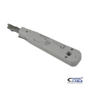 nanocable insertadora tipo krone para patch pannel y rosetas