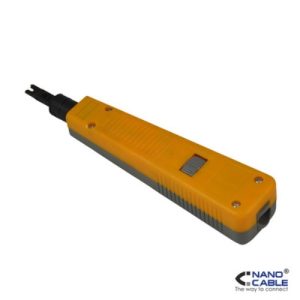 nanocable insertadora tipo 110 para patch pannel y rosetas