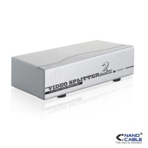 nanocable splitter multiplexor vga 1 entrada 2 salidas aumenta hasta 65m