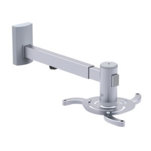 tooq soporte de pared para proyector pj4015wtn–b giratorio, inclinable plata