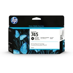 hp cartucho designjet 745 cartucho negro foto 130ml