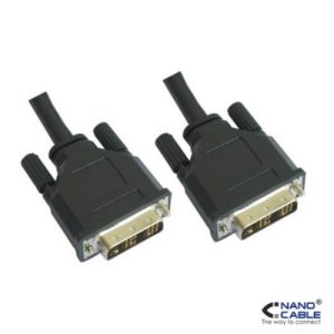 nanocable cable dvi single link 18+1 m m 1.8m negro