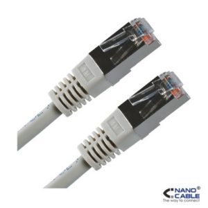 nanocable cable de red latiguillo ftp cat.6 de 1m awg24