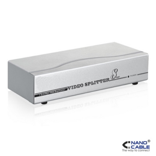 nanocable splitter multiplexor vga 1 entrada 8 salidas, con alimentacion nanocable splitter multiplexor vga 1 entrada 8 salidas, con alimentacion