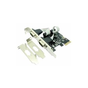 approx tarjeta pci express 2xpuerto serie incluye adaptador de bajo perfil