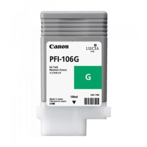 canon cartucho verde pfi106v ipf6300/6350/6400/6450 130ml
