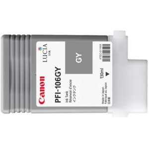 canon cartucho gris pfi106g ipf6300/6350/6400/6450 130ml