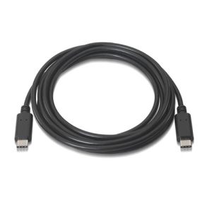 nanocable cable usb 2.0 3a usb c/m usb c/m 1m negro