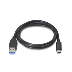 nanocable cable usb 3.1 gen2 10gbps 3a usb c/m a/m 1m negro