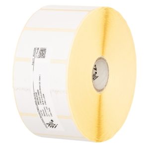 zebra etiqueta térmica zebra z select 2000d / permanente adhesive / 25 mm ancho x 76 mm longitud 930/ roll blanco