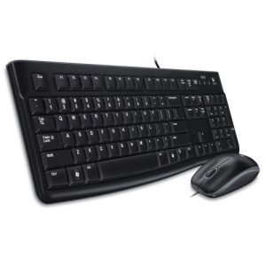 logitech kit teclado y ratón mk120 usb teclado k120 + ratón b100 soft bundle