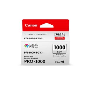 canon cartucho photo gris pfi 1000pgy ipf pro1000 80ml.