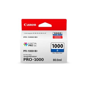 canon cartucho azul pfi 1000b ipf pro1000 80ml.