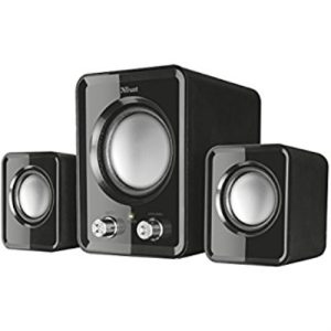 trust altavoz ziva 2.1 compact 12w usb control de bajos y volumen en subwoofer