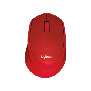 logitech raton inalambrico m330 silent 1000dpi 2,4ghz nano receptor rojo larga autonomia