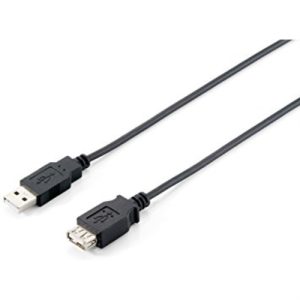 equip cable alargador usb usb/a/h a usb/a/m 3m negro