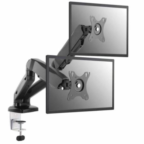 equip soporte doble monitor de 13" a 27" inclinable, giratorio y articulado escritorio vesa negro equip soporte doble monitor de 13" a 27" inclinable, giratorio y articulado escritorio vesa negro