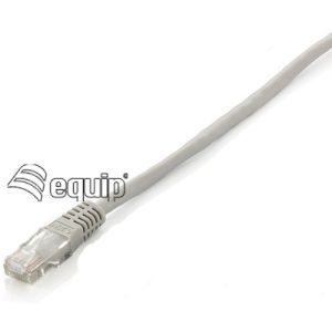equip cable de red latiguillo utp cat.5e 1m color gris