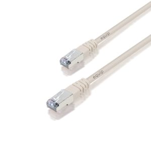 equip cable de red latiguillo utp cat.5e 3m color gris
