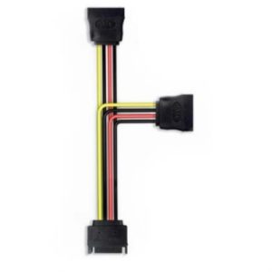 nanocable cable sata alimentación sata/m a 2xsata/h 30cm