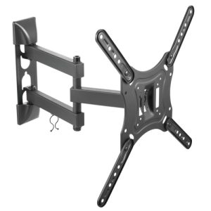 tooq soporte tv/monitor de pared lp6055tn b giratorio e inclinable 23 a 55" 3 pivotes negro