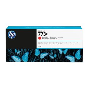 hp cartucho de tinta designjet z6800 773c rojo cromático de 775 ml