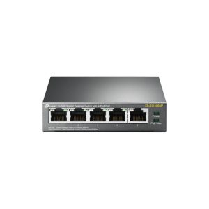 tp link switch tl sg1005p 5 puertos 10/100/1000 gigabit 4 puertos poe 802.3af carcasa metalica