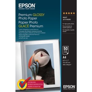 epson papel a4 premium glossy photo 255gr. 50 hojas