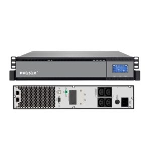 phasak sai ph 9310 online 1kva/800w formato rack 4 iec lcd usb+rs232+rj45 baterias 3x 9ah