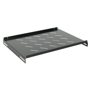 phasak bandeja fija 1u para rack 800mm exterior de fondo negra