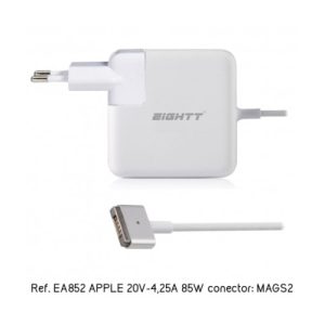 eightt cargador específico compatible con apple 20v 4,25a 85w magsafe2