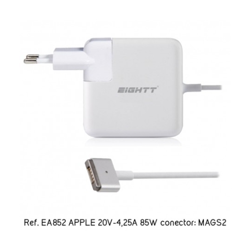 eightt cargador específico compatible con apple 20v 4,25a 85w magsafe2 eightt cargador específico compatible con apple 20v 4,25a 85w magsafe2
