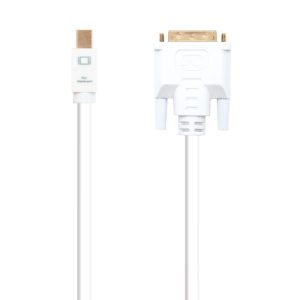 nanocable cable mini displayport/m a dvi/m blanco longitud 2.0 m