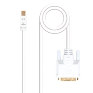 nanocable cable mini displayport/m a dvi/m blanco longitud 5.0 m