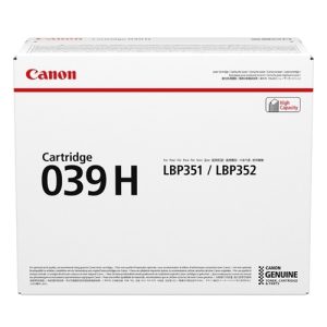 canon toner 039h i sensys lbp351x lbp352x 25.000 pag. alta capacidad