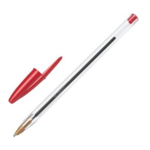 bic bolÍgrafo cristal original rojo 50 uds 