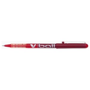 pilot roller v ball 0,5 rojo 12u 