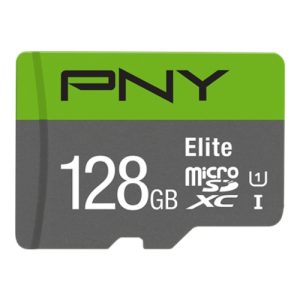 pny tarjeta microsd 128gb + adaptador clase 10 performance plus
