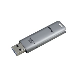 pny usb elite steel 3.1 64gb / lectura 80 mb/s carcasa metálica