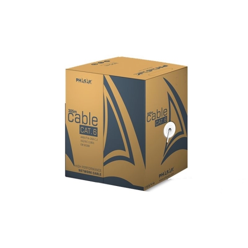 phasak bobina de cable ftp cat. 6 cca sólido lszh awg23 305m