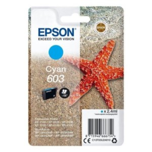 epson cartucho cyan 603 estrella mar