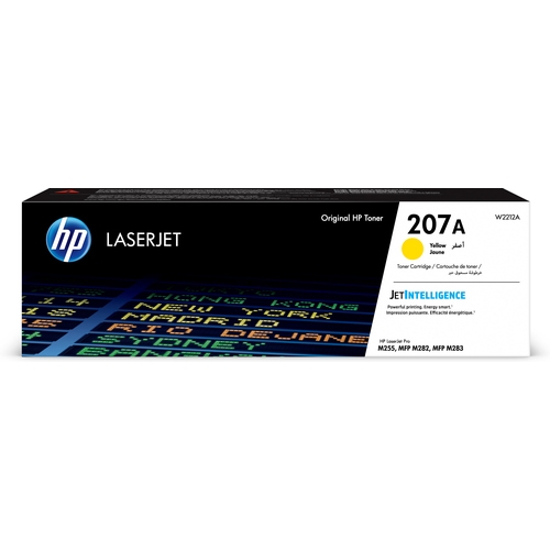 hp toner laserjet 207a amarillo (1250 páginas) m225 m282 m283