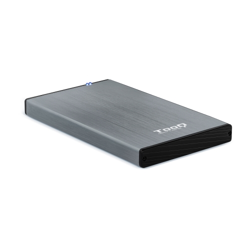 tooq caja externa tooq tqe 2527g 2,5" 9,5 mm sata usb 3.0/3.1 gen1 gris