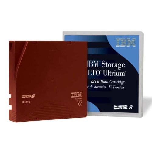 ibm cinta dat ultrium lto 8 (bafe) 12tb/30tb opcional: etiquetado secuencia a medida